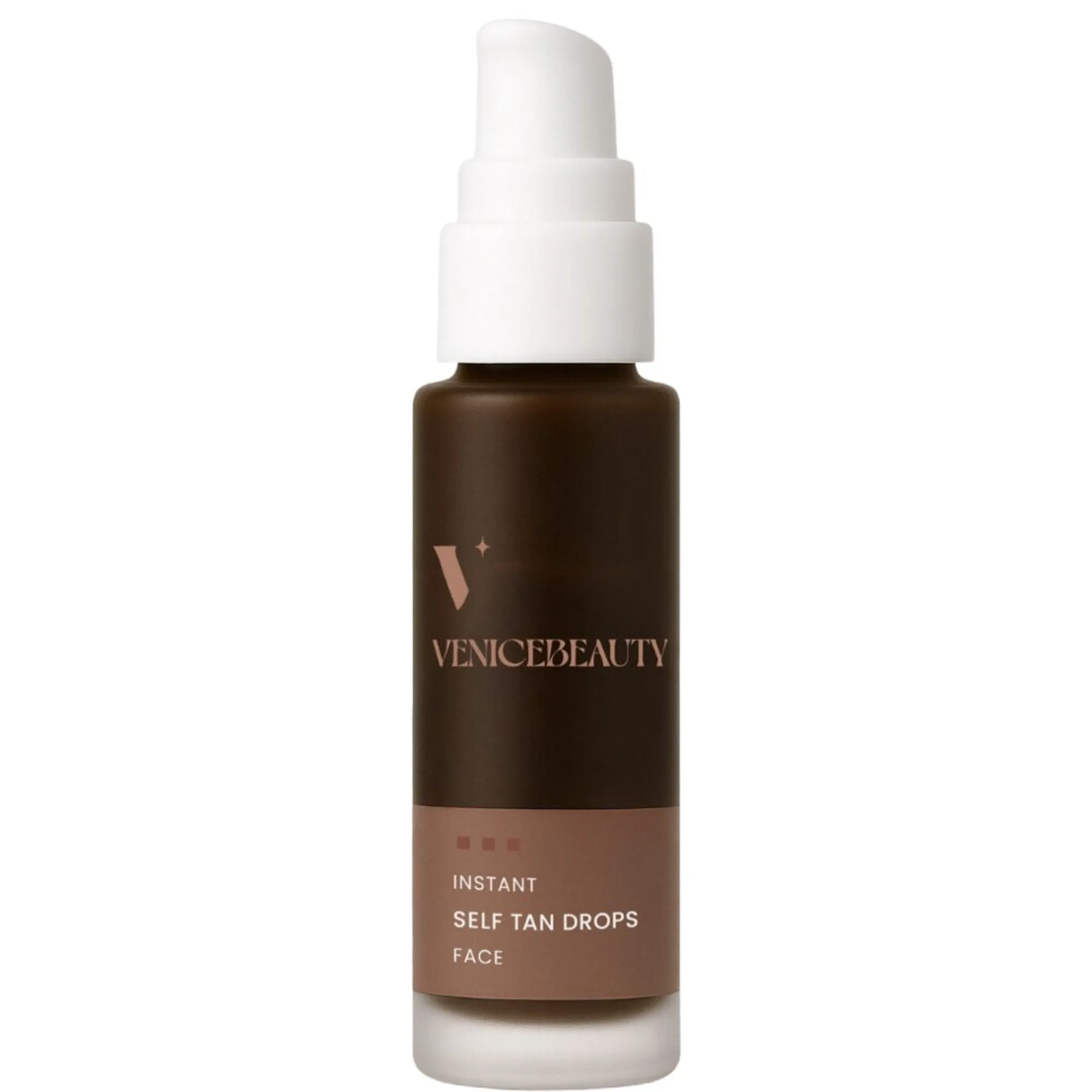VENICEBEAUTY Instant Self Tan Drops Face Brun utan sol-serum