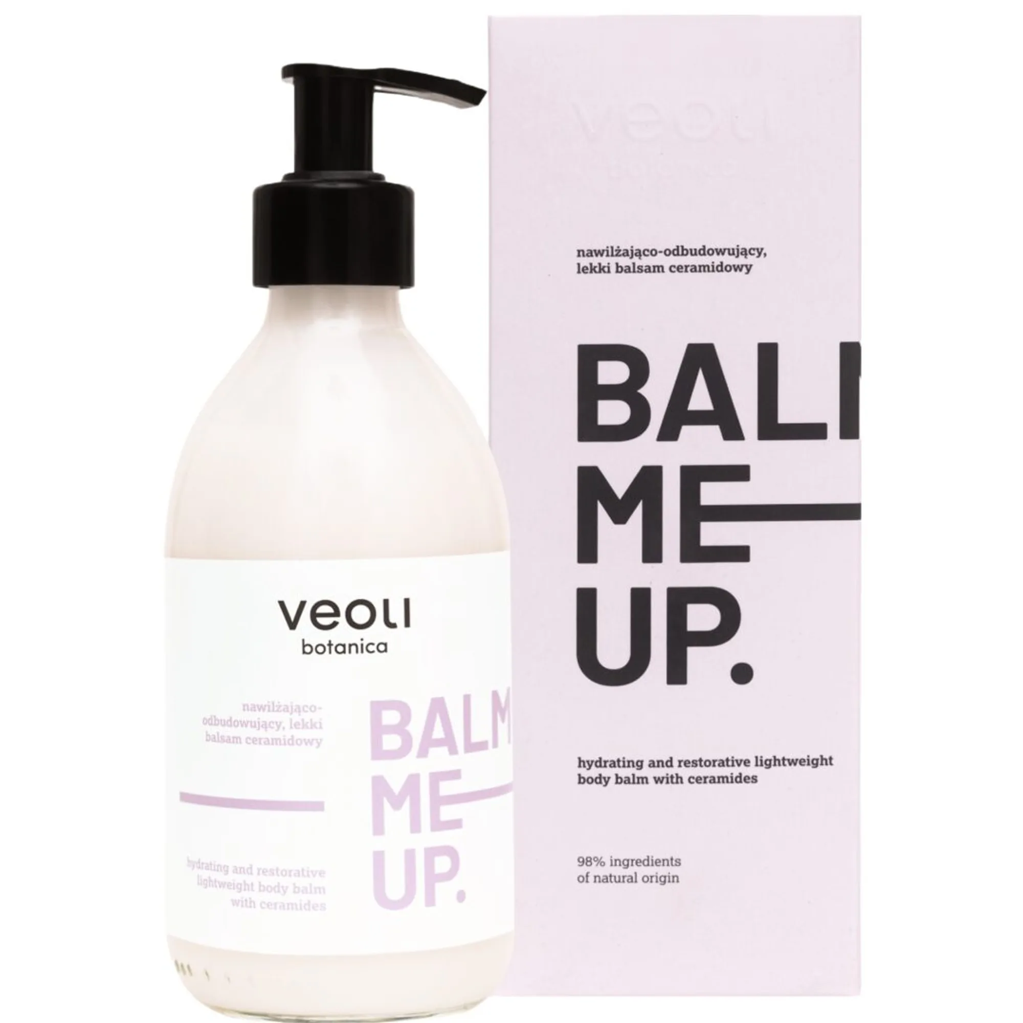 Veoli Botanica BALM ME UP Moisturizing and regenerating light ceramide body balm Vartaloemulsio