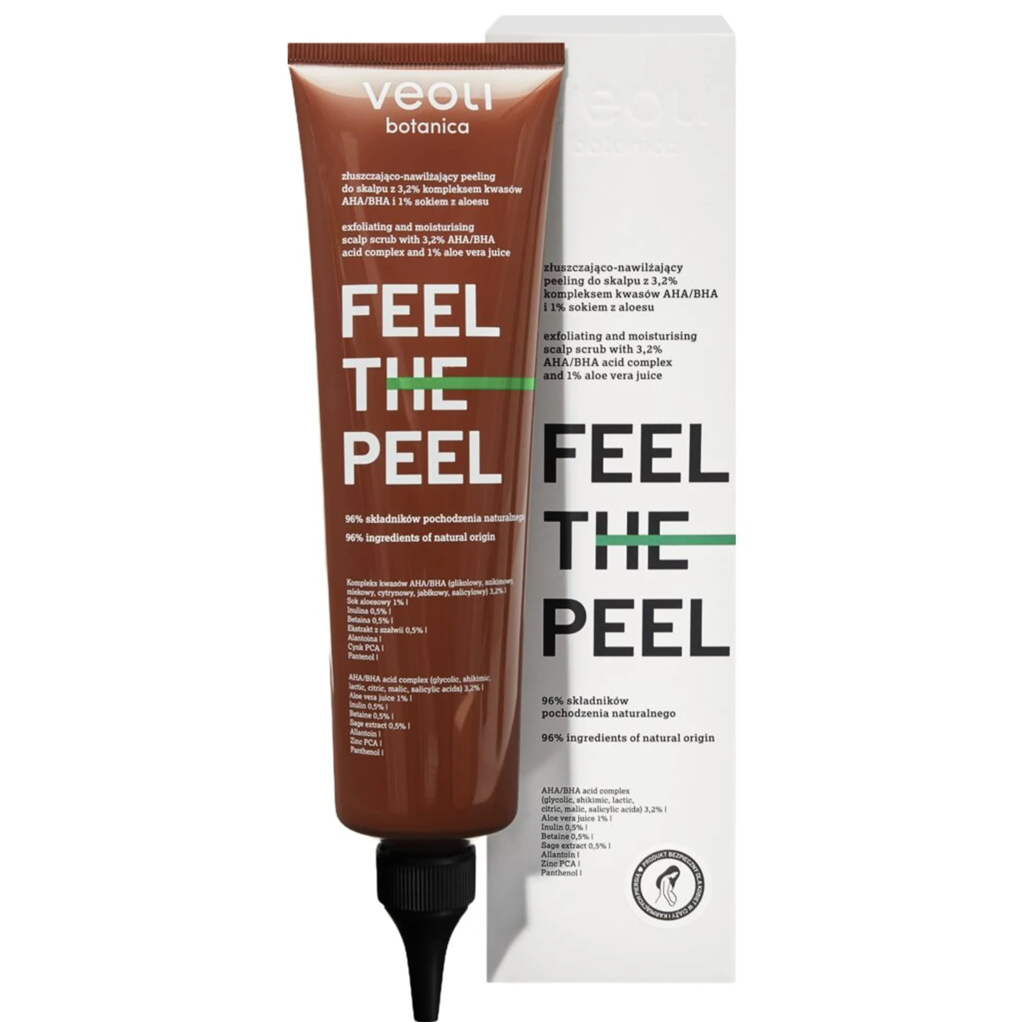 Veoli Botanica FEEL THE PEEL Exfoliating and moisturising scalp scrub Päänahan kuorinta