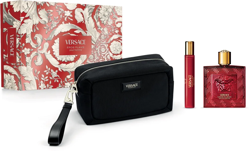 Versace Eros Flame Edp 100ml Toilet Bag Giftset