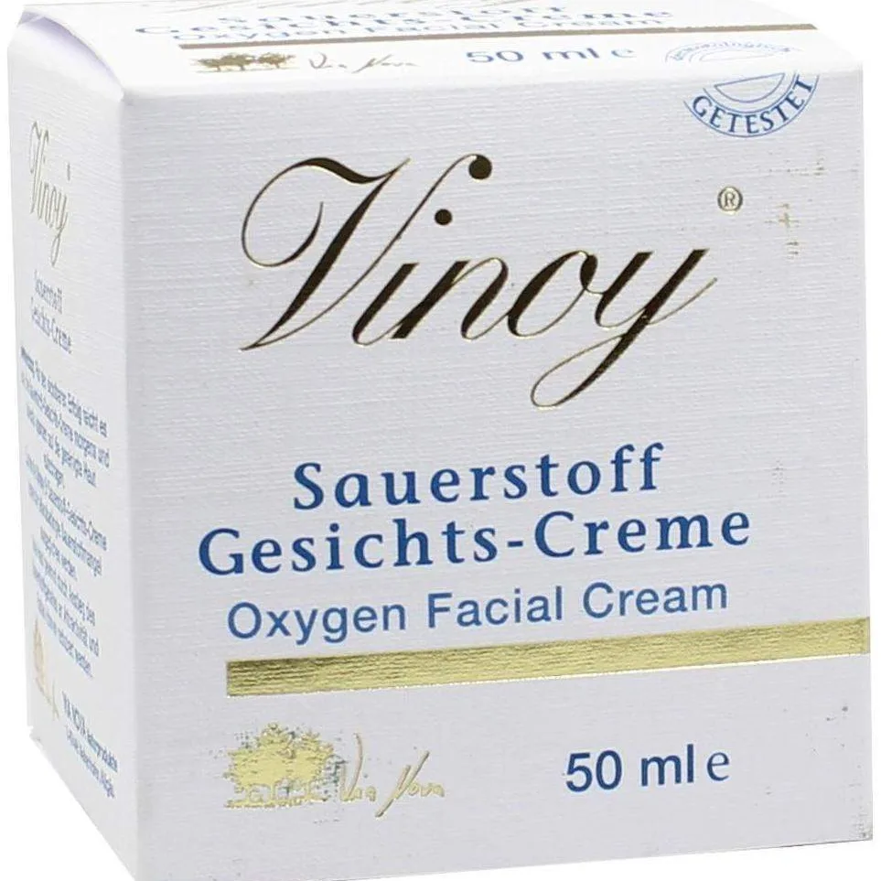 Vinoy Sauerstoff Gesichtscreme - Zur Gesichtpflege