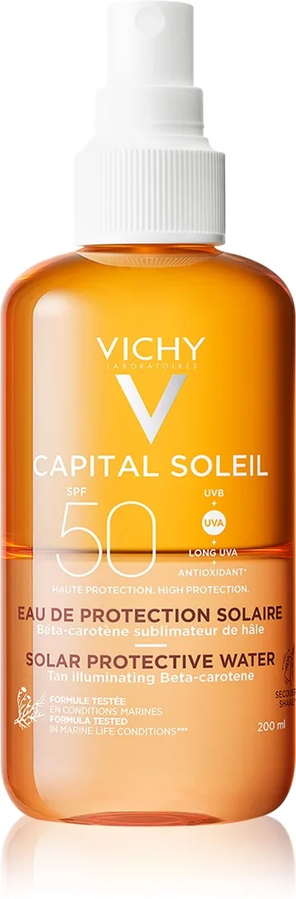 Vichy Capital Soleil Skyddande spray med betakaroten SPF 50 200 ml