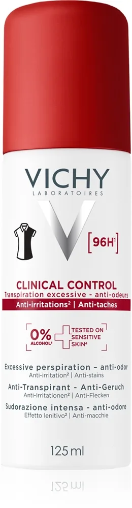 Vichy Clinical Control Antiperspirant För att behandla överdriven svettning 125 ml