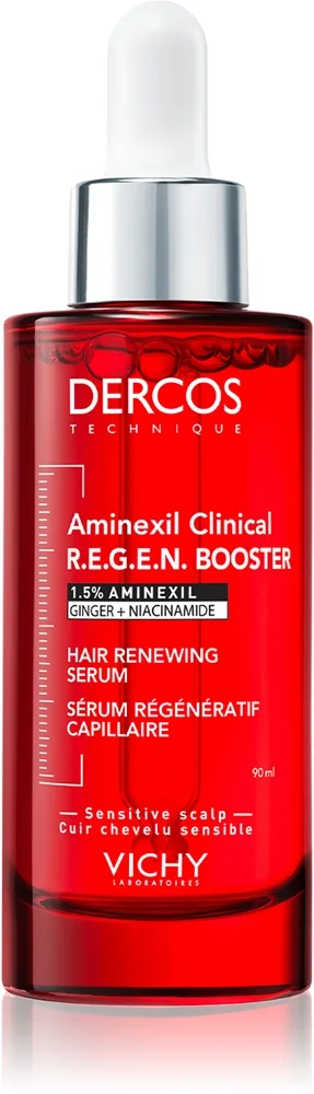 Vichy Dercos Aminexil Clinical REGEN Booster Forstærkende og genoprettende hårserum til at behandle hårtab 90 ml