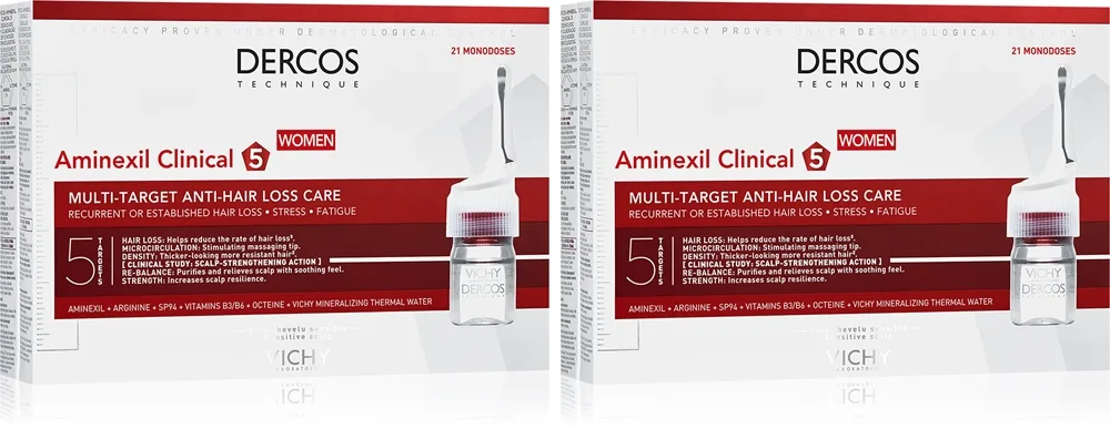 Vichy Dercos Aminexil Clinical setti hiustenlähtöön