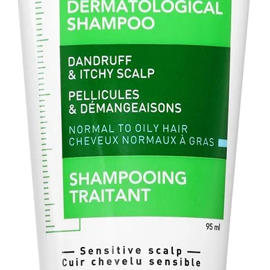 Vichy Dercos Anti-Dandruff Schampo mot mjäll För normalt till fett hår 95 ml