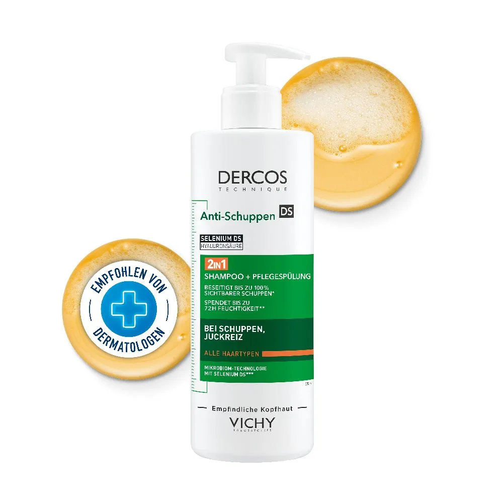 VICHY DERCOS Anti Schuppen 2in1 Shampoo + Conditioner 390 ml Shampoo
