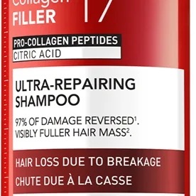 Vichy Dercos Collagen Filler 17 Djupt regenererande schampo För att behandla bräckligt hår 400 ml