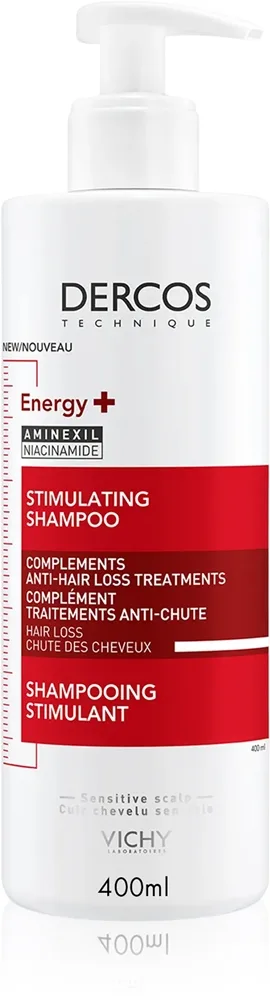 Vichy Dercos Energy + Energigivende shampoo til at behandle hårtab 400 ml