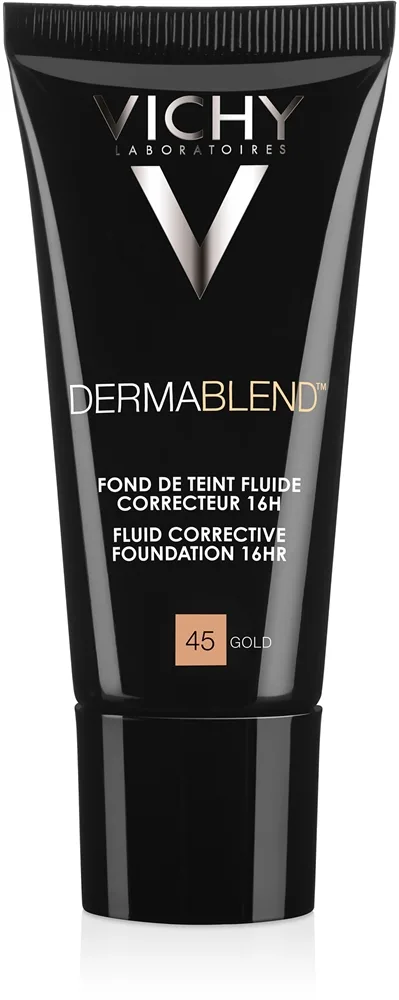 Vichy Dermablend korjaava meikkivoide sisältää UV-suojan sävy 45 Gold 30 ml