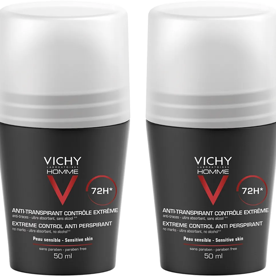 Vichy Homme Sæt til at behandle overdreven svedtendens til mænd