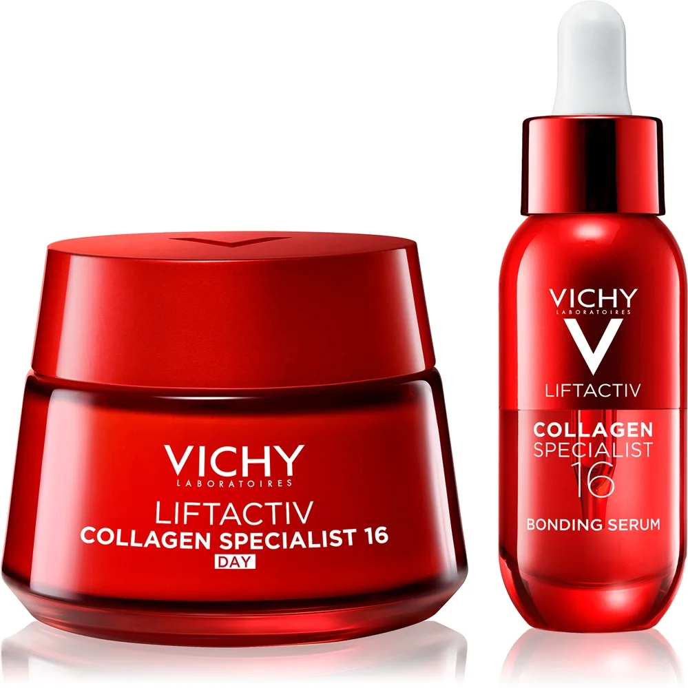 Vichy Liftactiv Collagen Specialist 16 Day Routine setti kasvojen kohottamiseen ja kiinteyttämiseen