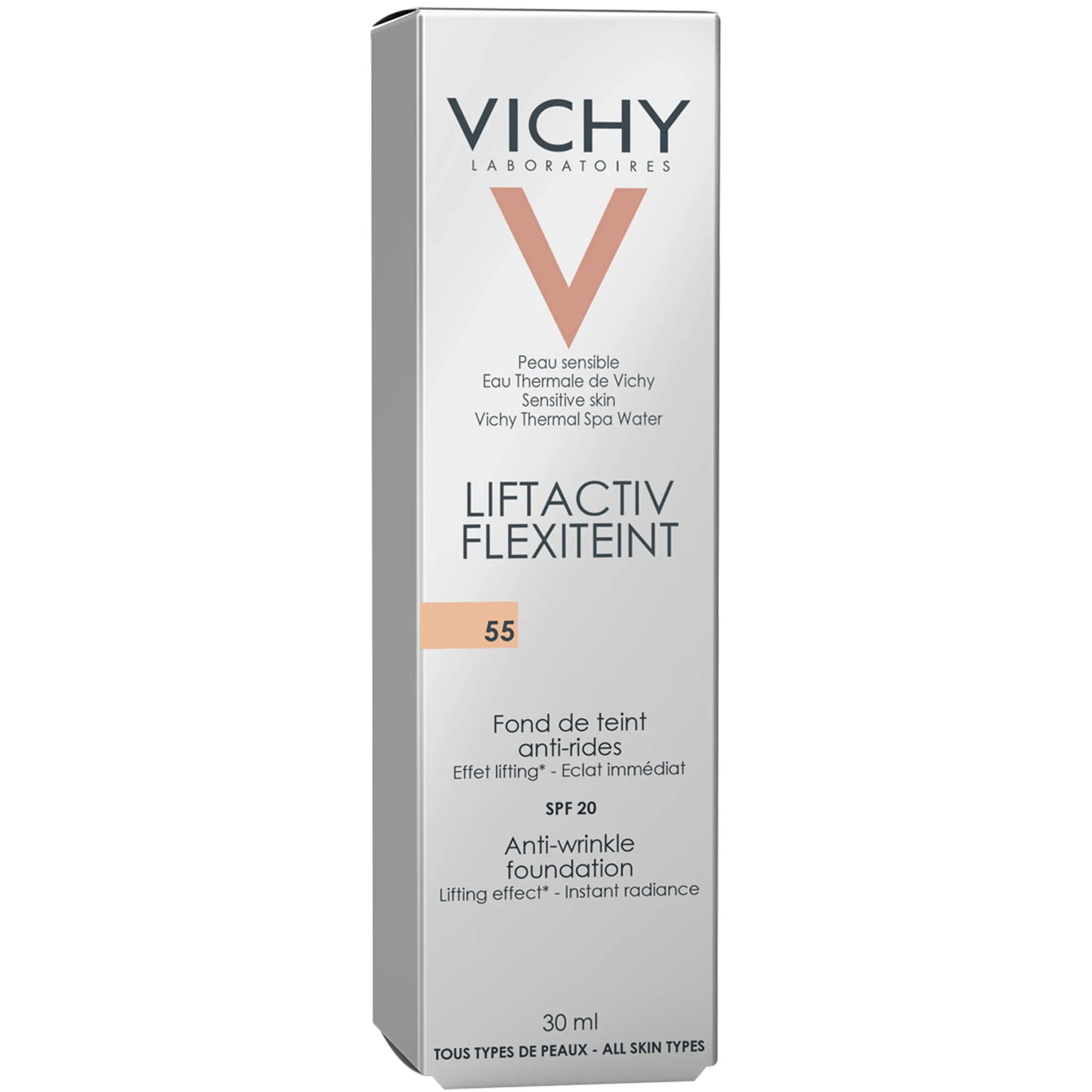 Vichy Liftactiv Flexiteint Föryngrande foundation med lyftande effekt Skugga 25 Nude 30 ml