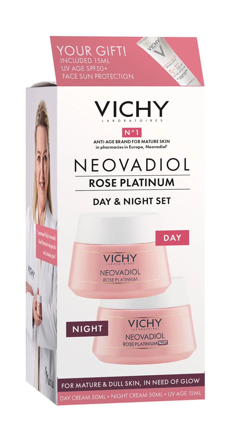 Neovadiol Rose Platinum Day & Night Set 115 ml