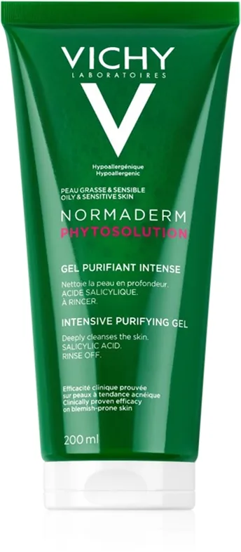 Vichy Normaderm Phytosolution Dybderensende gel Til hud med tendens til akne 200 ml