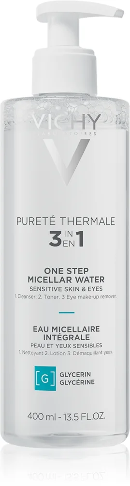 Vichy Pureté Thermale micellärt mineralvatten för känslig hud 400 ml