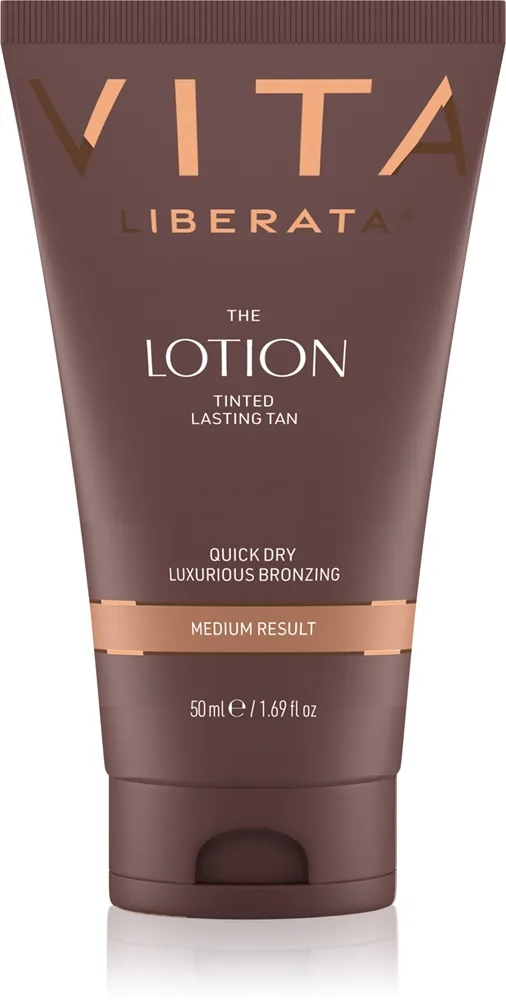 Vita Liberata Tinted Tanning Lotion itseruskettava vartalomaito pieni pakkaus sävy Medium 50 ml