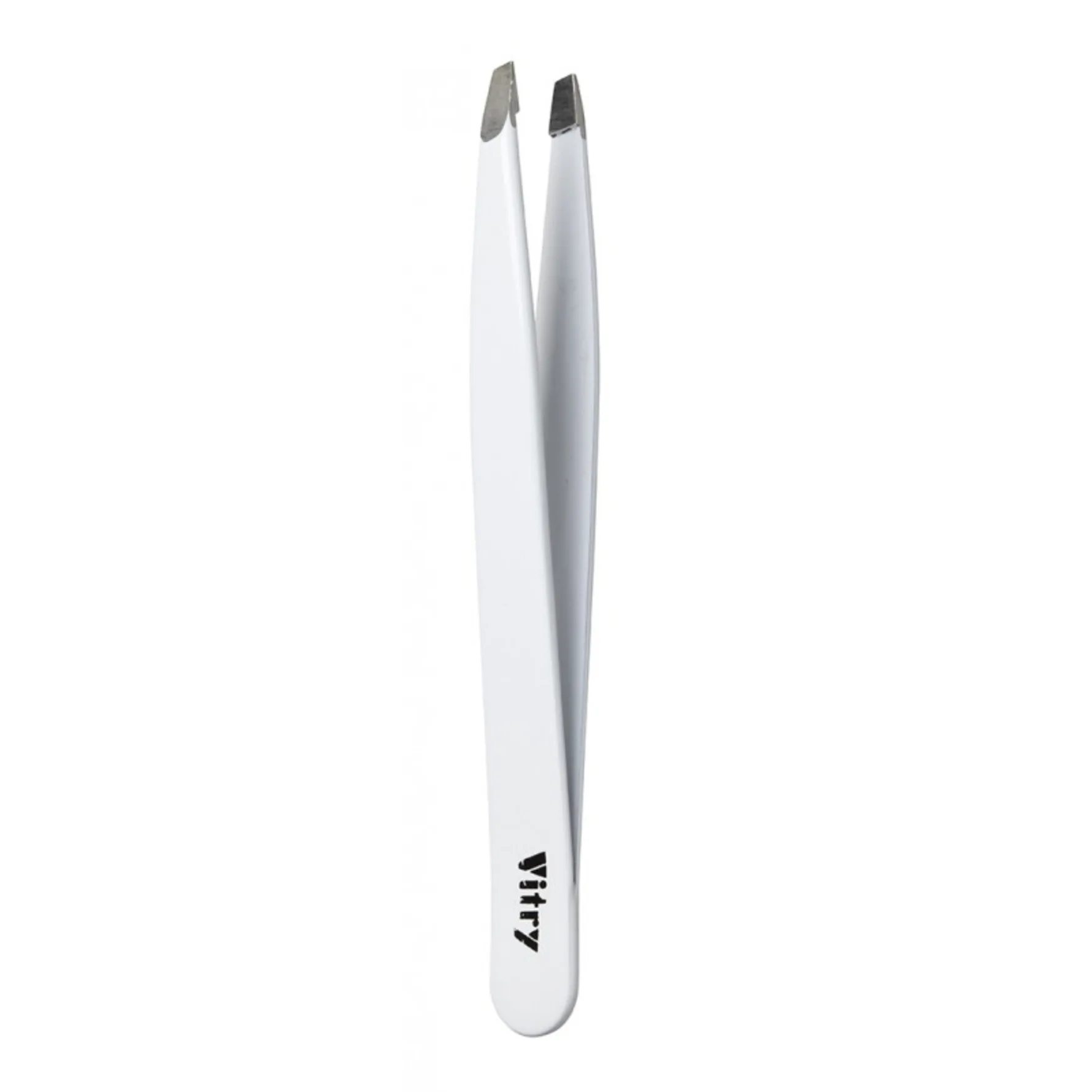 Tweezers Slant Ends White