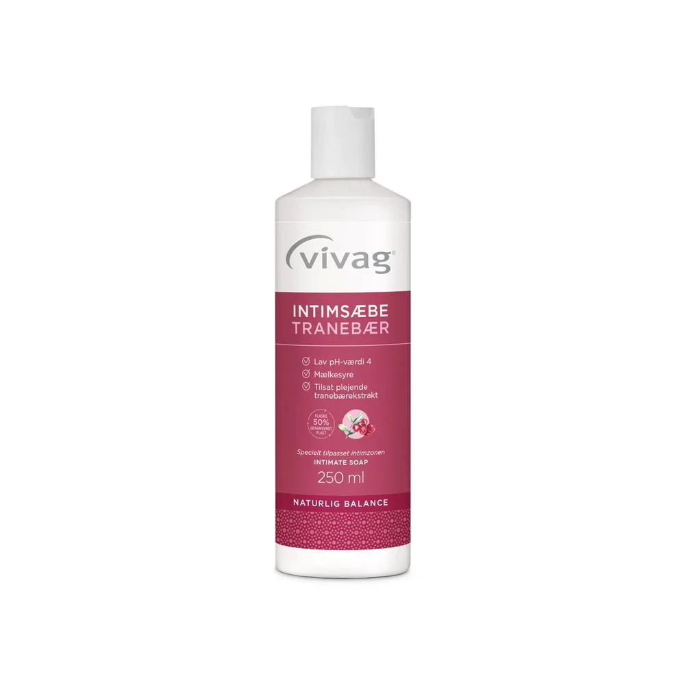 Vivag intimsåpe tranebær 250ml