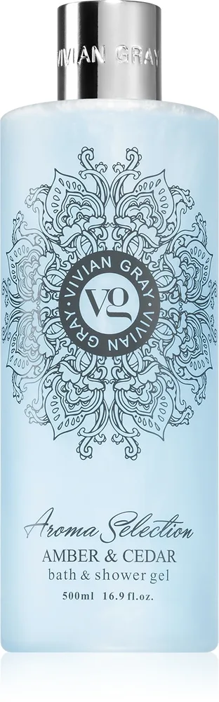 Vivian Gray Aroma Selection Amber & Cedar Dusch- och badtvål 500 ml