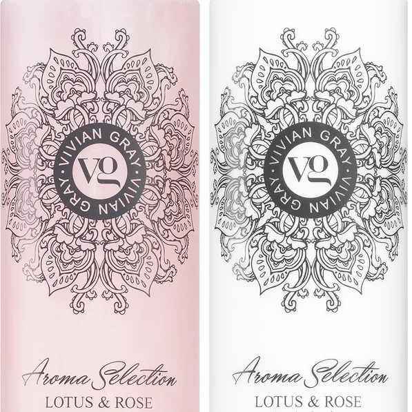 Vivian Gray Aroma Selection Lotus & Rose Presentförpackning 2x500 ml
