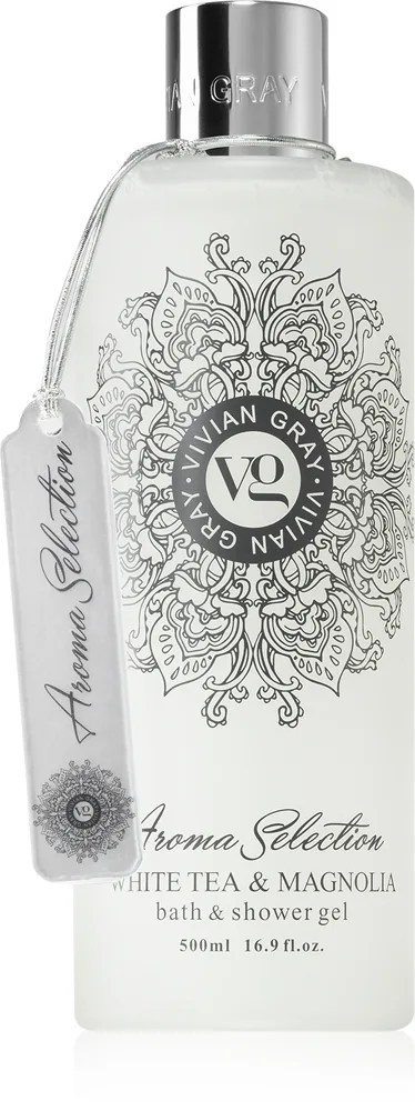 Vivian Gray Aroma Selection White Tea & Magnolia Dusch- och badtvål 500 ml