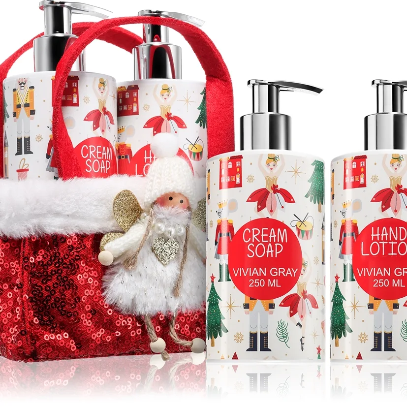 Vivian Gray Red Fairy Peony & Patchouli lahjasetti käsiin 2x250 ml