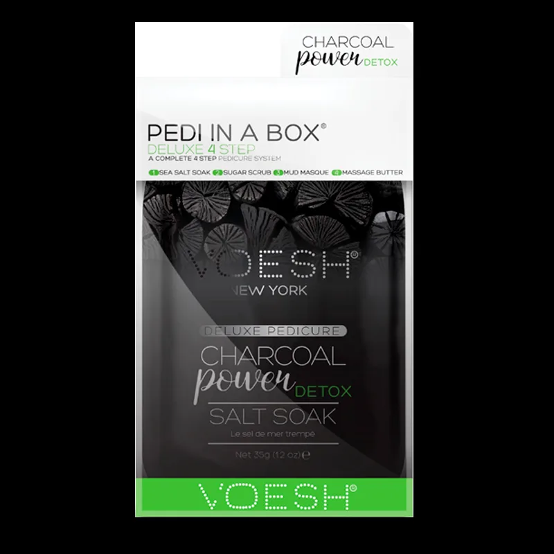 Voesh - Pedi In A Box - Charcoal Power Detox