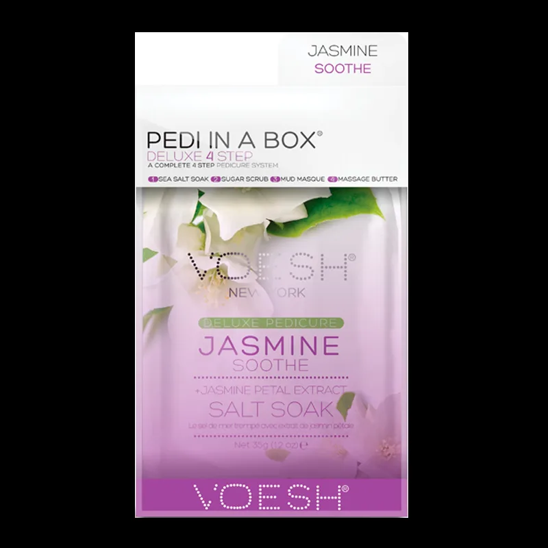 VOESH Pedi In A Box Deluxe 4 Step Pedicure Jasmine Soothe (1 stk)