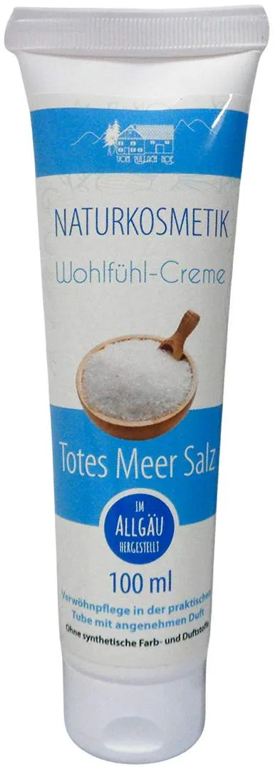Totes Meer Salz Creme Naturkosmetik Pullach Hof 100 ml - Zur Feuchtigkeitspflege der Haut