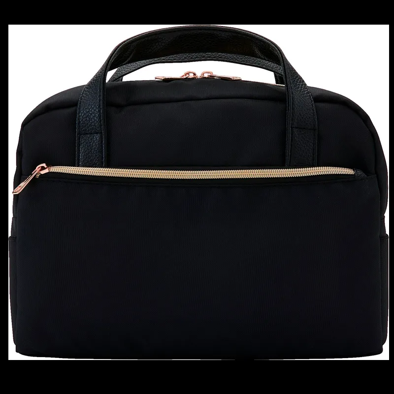 Voyage Lexi Large Toiletry Bag Black Nylon (30x22x10 cm)