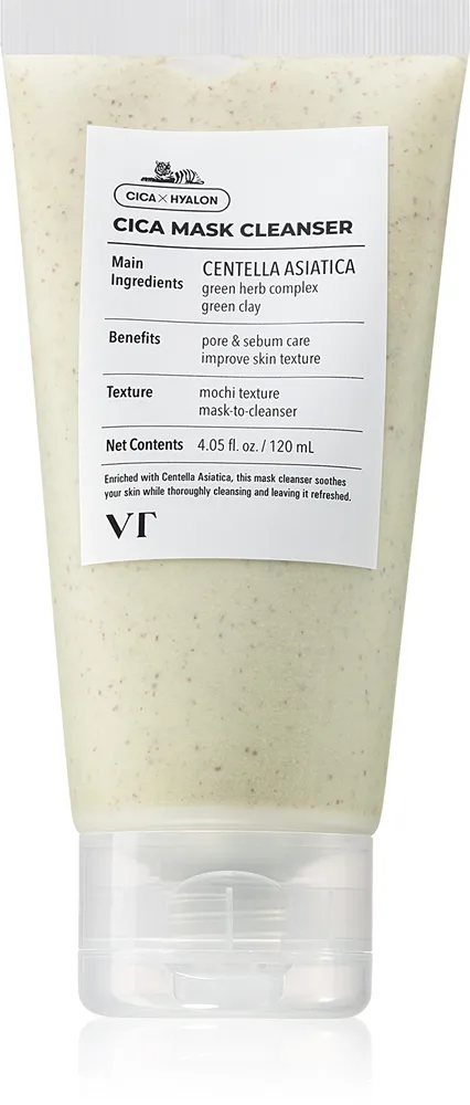 VT Cosmetics Cica Mask Cleanser Rengöringsansiktsmask med återfuktande effekt 120 ml