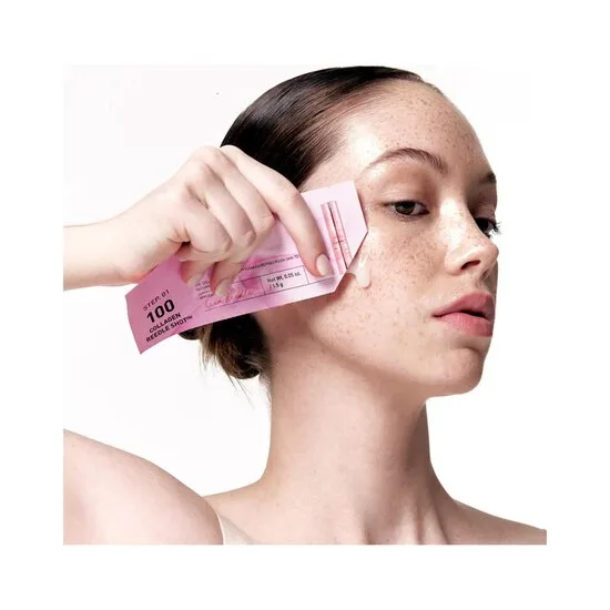 VT Cosmetics Collagen Reedle Shot 100 2 Step Mask Lyftande och åtstramande mask för hudbehandling i två faser 26.5 g