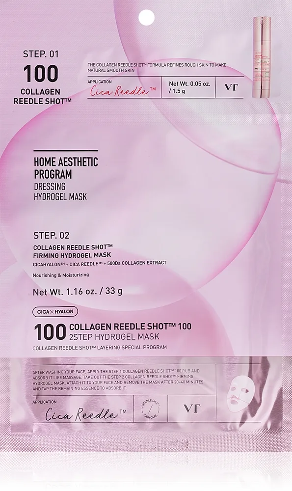 VT Cosmetics Collagen Reedle Shot 100 2 Step Hydrogel Mask