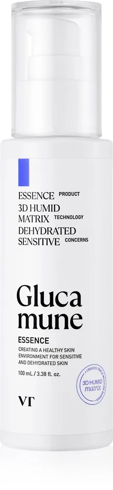 VT Cosmetics Glucamune Essence tiivistetty kosteuttava hoitoneste ihon suojakerroksen vahvistamiseen 100 ml
