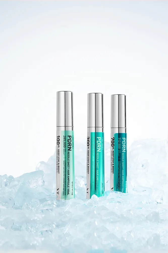 VT Cosmetics PDRN Reedle Shot Hair Ampoule 700 Serum til hovedbunden Til hårvækst og styrkelse af hårrødder 15 ml