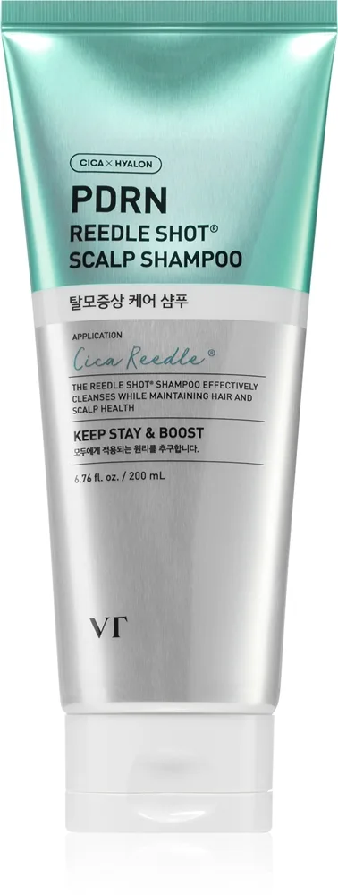 VT Cosmetics PDRN Reedle Shot Scalp Shampoo Behandlende og styrkende shampoo Mod hårtab 200 ml