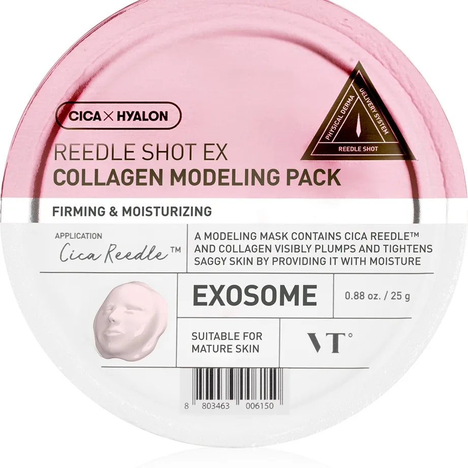 VT Cosmetics Reedle Shot EX Collagen Modeling Pack fastgörande kollagenmask med återfuktande effekt 25 g