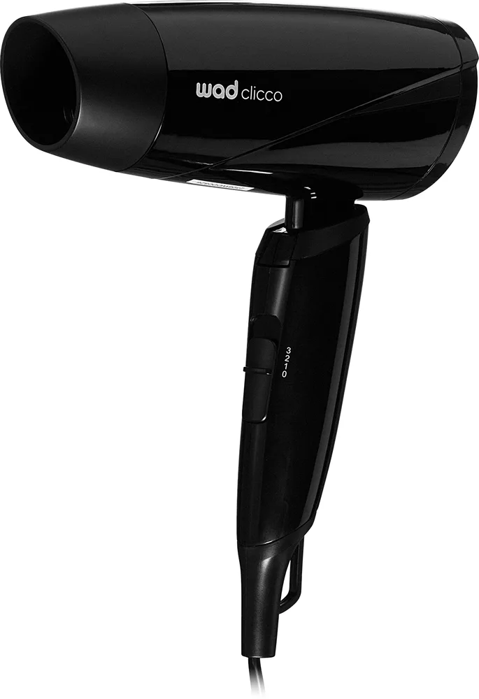 Wad Clicco Mini Hair Dryer Resefön Svart 1 st.