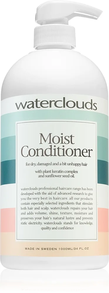 Waterclouds Moist Conditioner syväkosteuttava hoitoaine kuiville ja hauraille hiuksille 1000 ml