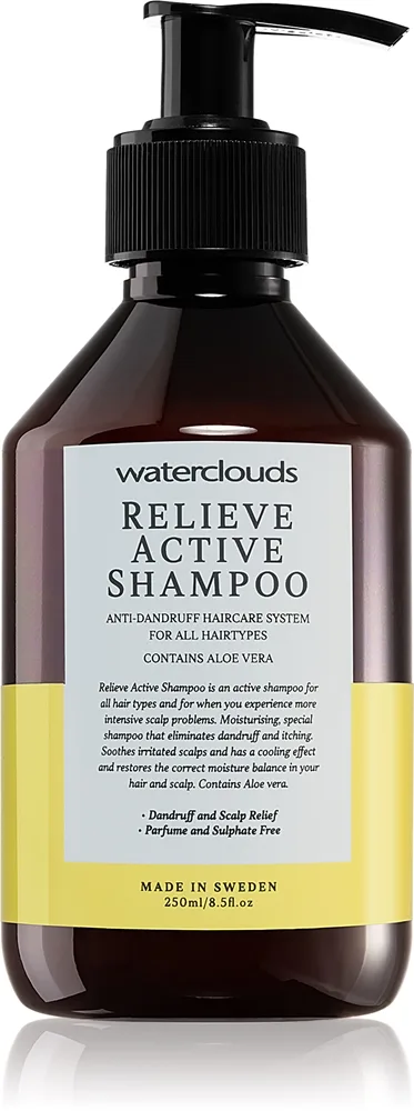 Waterclouds Relieve hilsettä ehkäisevä shampoo hiuksiin 250 ml