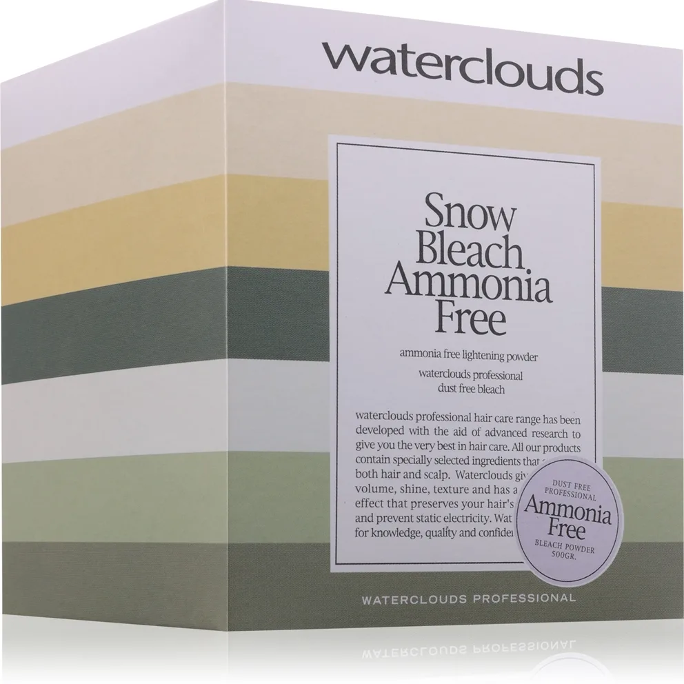 Waterclouds Snow Bleach Ammonia Free vaalentava puuteri hiuksiin 500 g