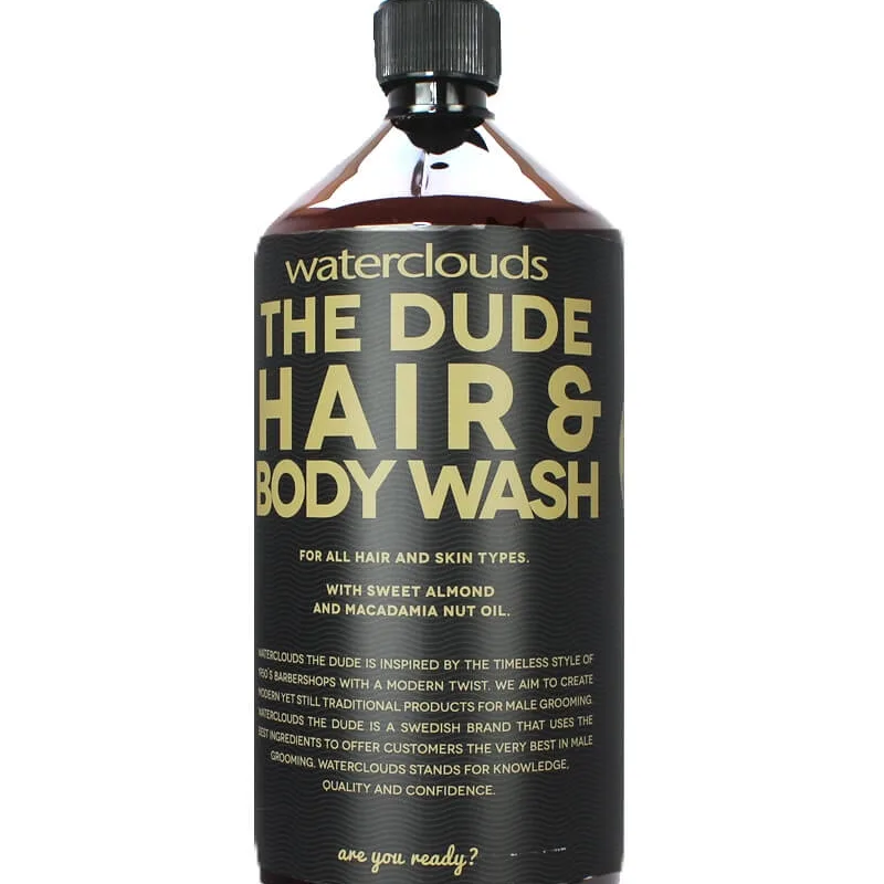 Waterclouds The Dude Hair & Body Wash Duschtvål och schampo 2-i-1 1000 ml