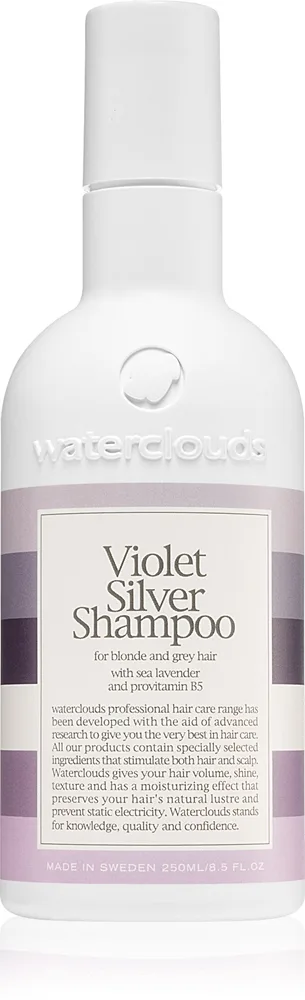 Waterclouds Violet Silver Shampoo Shampoo der neutraliserer kobbertoner 250 ml