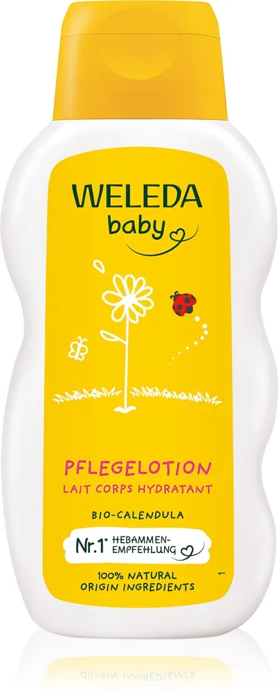 WELEDA baby PFLEGELOTION LAIT CORPS HYDRATANT BIO-CALENDULA 200 ml Milch