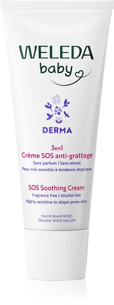 Weleda Baby Derma Beroligende creme til sensitiv hud 50 ml