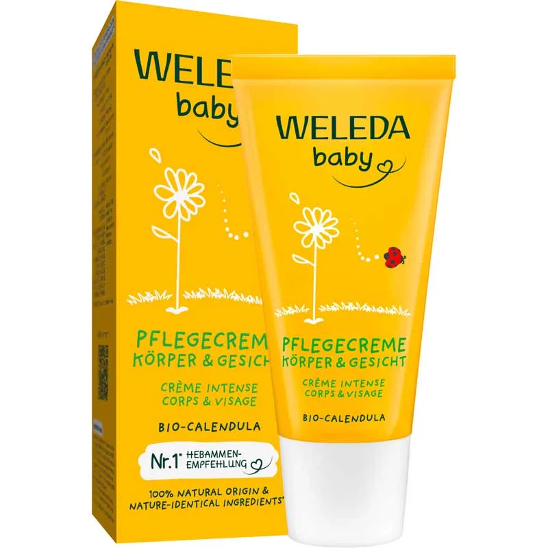 Weleda Baby Pflegecreme Calendula Körper & Gesicht 30 ml Creme