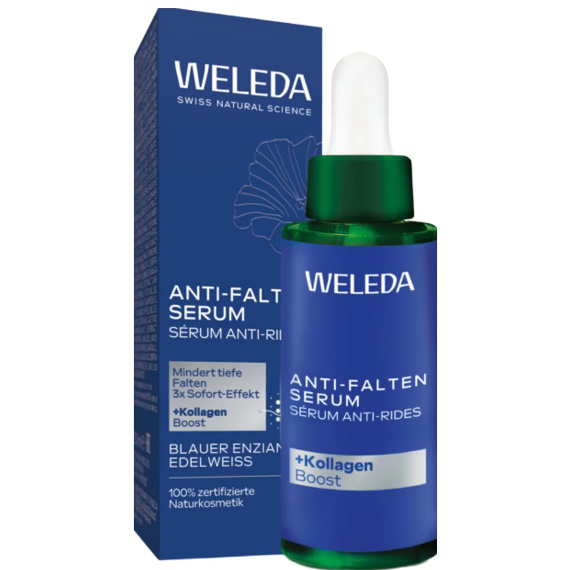 Weleda Anti-rynkserum blå gentiana och edelweiss Serum