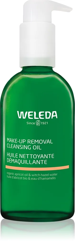 Weleda Cleansing Care Make-up Removal Cleansing Oil Rensende olie makeupfjerner har en beroligende virkning 150 ml