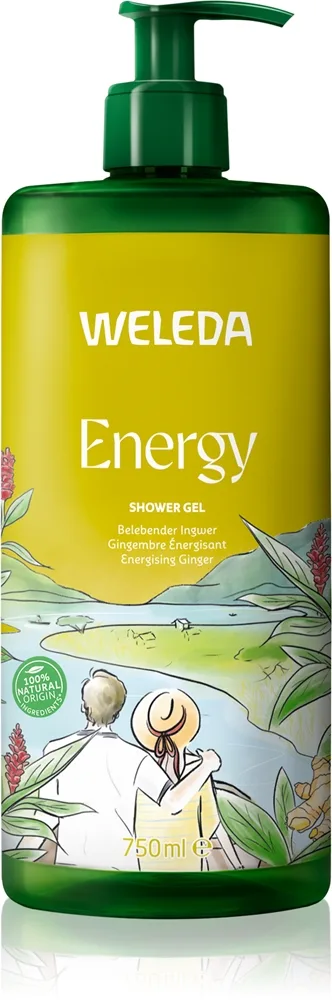 Weleda Energy Energigivende brusegel Ginger, Citronella and Cedar 750 ml